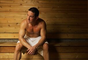 Sauna has a relaxing effect on the smooth muscles of the prostate gland