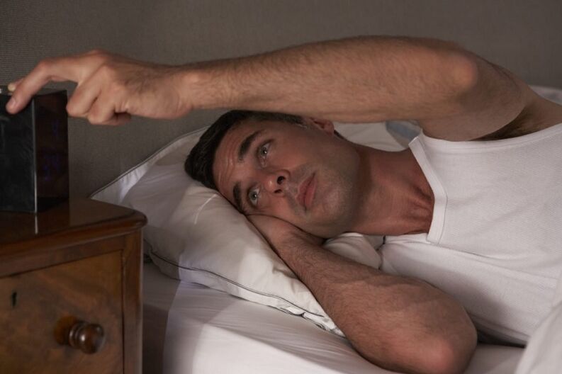 insomnia in men with acute prostate