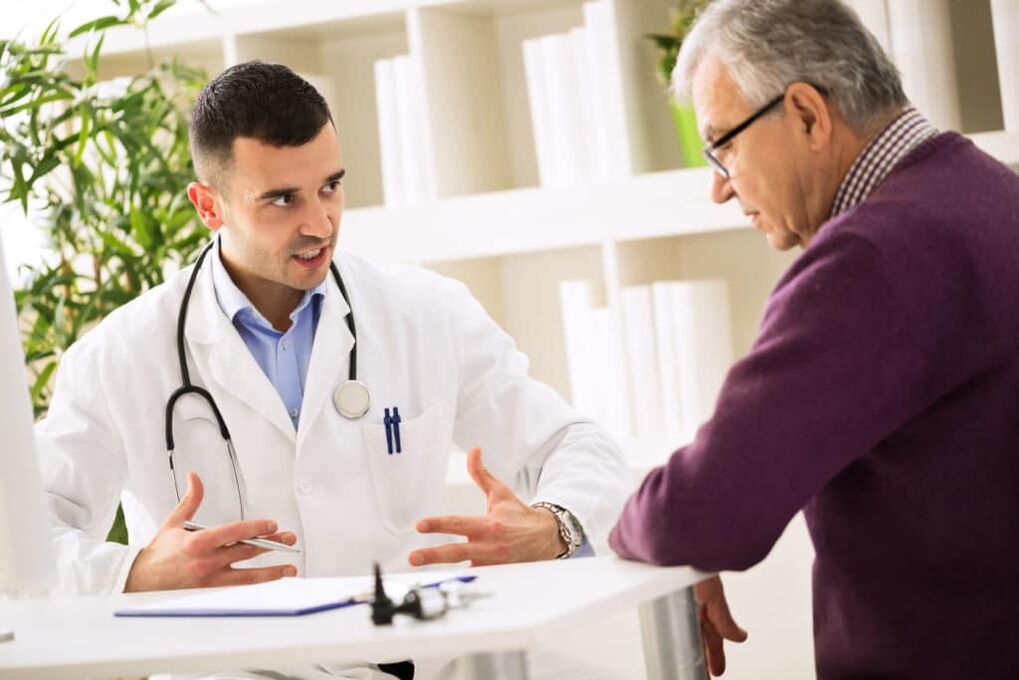 See a doctor for a stone prostate