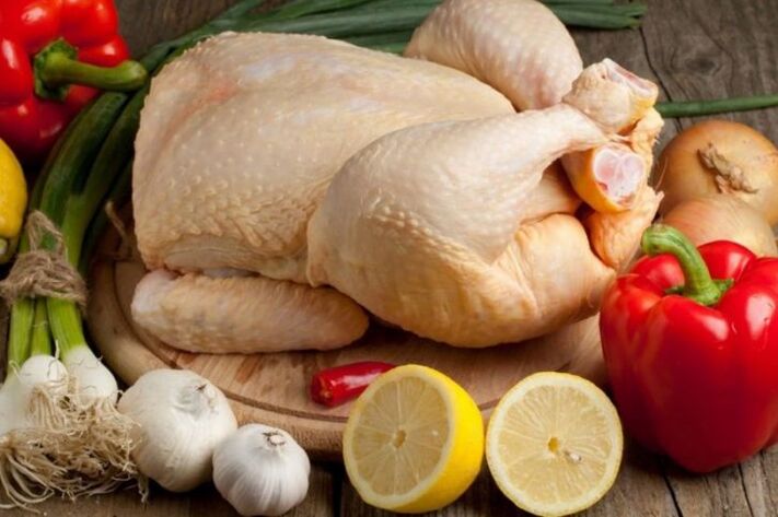 chicken and vegetables for prostate